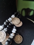 Vintage necklace made of silver coins, photo number 4