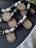 Vintage necklace made of silver coins, photo number 5