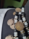 Vintage necklace made of silver coins, photo number 6