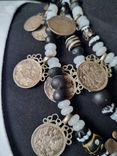 Vintage necklace made of silver coins, photo number 7