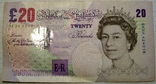 20 фунтов Великобритании 1999 г., photo number 2