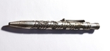 Długopis jest metalowy, ciężki. Grawerowanie w formie kuli ziemskiej, numer zdjęcia 2