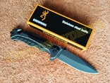 Складной тактический нож Browning FA46 стропорез стеклобой, фото №4