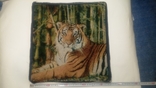 Tapestry "Tiger" 2 pieces.0.45*0.45 New, photo number 3