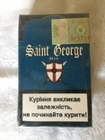 15.4. Нераспечатанная пачка сигарет Saint George 2008 год, photo number 2
