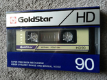 Аудиокассета GoldStar HD 90. В редком корпусе типа Maxell. Новая запечатанная., фото №6
