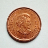Канада 1 цент 2009 г. (сталь), фото №2
