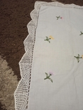 Tablecloth embroidered with lace, photo number 4