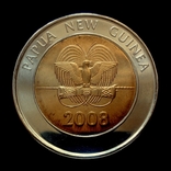 Папуа - Новая Гвинея 2 кина 2008 г. - 35 лет Банку Папуа Новой Гвинеи, фото №5