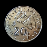 Новая Каледония 20 франков 2000 г., фото №2