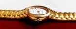 Romanson watch in 23k gilding on a bracelet in a case with a Swiss movement, photo number 7