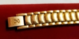 Romanson watch in 23k gilding on a bracelet in a case with a Swiss movement, photo number 9