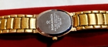 Romanson watch in 23k gilding on a bracelet in a case with a Swiss movement, photo number 11