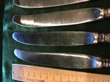 Ножи столовые новые ЗИШ МНЦ нерж.сталь с ценой длина 22.5см. комплект 6шт., фото №9