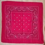 Новый красный платок бандана м 50/50 см, photo number 3