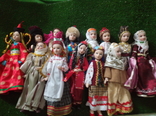 Куклы керамика в национальных костюмах, фото №2