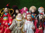 Куклы керамика в национальных костюмах, фото №5