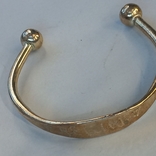 Women's hard bracelet, silver, 21 grams, engraving REGINA, photo number 3
