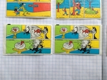 Вкладыши из под жевательной резинки Дональд Donald Duck плуто 12 шт. в комплекте, фото №8