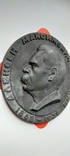 Велика важка плакетка або настільна медаль А М.Горький 1868-1936, фото №7
