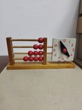 Abacus toy with clock, photo number 2