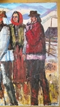 Троян Г. Іван Франко з гуцулами, 1999-2001рр, 79х100 см, фото №5