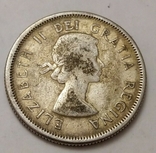 Канада 25 центов, 1963р. Срібло., фото №2