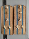 Vintage. Shoulder straps ceremonial of the Colonel of Aviation of the USSR Navy, photo number 2