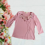 Красивая нарядная женская блузка пыльная роза 46-48, numer zdjęcia 2