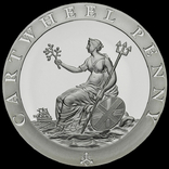 Срібна монета ST.Helena 2019p 31 грам 999 проби. Тираж 500 шт., фото №2