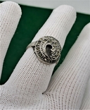 Кольцо Серебро 925 Винтаж Марказиты, фото №4