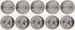 USA USA - 5 pcs x 1/4 Dollar 2023 - P Edith Kanakaole American Women 25 Cents, photo number 2