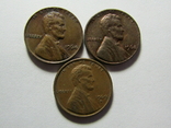1 цент 1964, 1968, 1969 США, фото №2