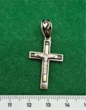 Крестик Сребро 925 Эмаль, фото №2