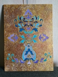 The ornament is decorative. Made of fiberboard acrylic, varnished, size 30*22 cm., photo number 8