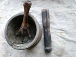 Ритуальный набор 3 предмета(ступка,пестик,куриная лапа), photo number 11