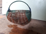 Homemade vintage little basket. Made during the Soviet era., photo number 2