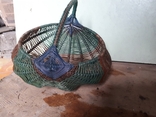 Homemade vintage little basket. Made during the Soviet era., photo number 3