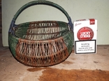 Homemade vintage little basket. Made during the Soviet era., photo number 8