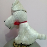 White plush dog dog toy igrashka USSR, photo number 3