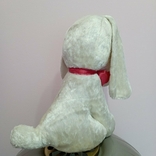 White plush dog dog toy igrashka USSR, photo number 6