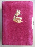 Album for cabinet photos, Bronze horseman, lock, gilding of the folio, no price, photo number 2