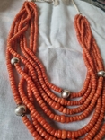 Coral necklace., photo number 3