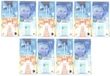 Ukraine Ukraine - 5 pcs x 2020 official Souvenir banknote Leonid Kadenyuk - the first space, photo number 2
