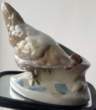 Chicken numbered stamp napkin holder pencil ashtray, photo number 2