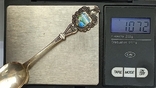 Souvenir spoon, Stresa, Italy, silver, 10+ grams, photo number 7