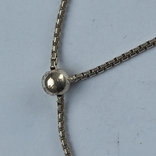 Women's chain (40 cm) and bracelet (18 cm), silver, 13 grams, some kind of Europe, photo number 7