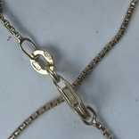 Women's chain (40 cm) and bracelet (18 cm), silver, 13 grams, some kind of Europe, photo number 10