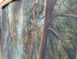 Велика стара картина И. Шишкин Утро в сосновом бору. Копия. 100х64 см., фото №3