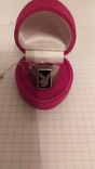 Перстень с эмблемой Playboy на черной эмали,серебро 925, фото №2